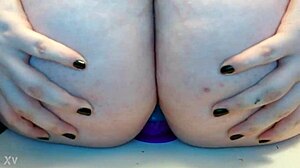 solo anal play with dildo and toys 😏