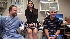 Dr. Tampa Conducts Entrance Physical On Logan Lace At Tampa University