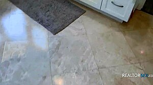 Who knew this open house would turn into a wild threesome with blonde and brunette sluts riding in pov?