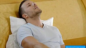 Brunette teen Vanna seduces Codey in nurse outfit roleplay