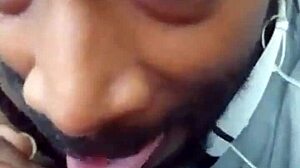 Intense close-up of lesbian pussy sucking and cumshot.