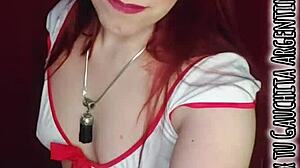 The naughty nurse checks your whole body in this full exam.