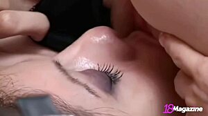 Sapphic Teen 18+s Victoria Von Helkine And Candy Elektra Eating Wet Twat