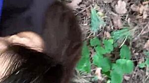 licking pussy in the woods until i cum - lesbian illusion girls