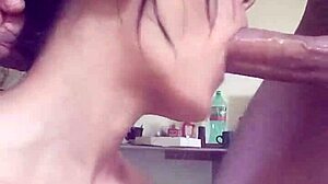 Naughty Bitch Sucks Cock