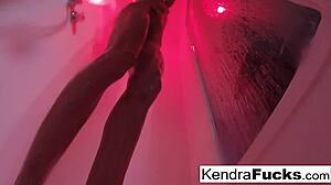 Hot Kendra Cole's Sensual Shower Masturbation