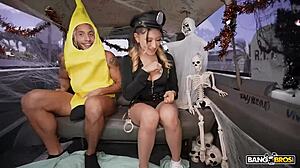 Bangbros - Sexy Police Woman Mads Flores Makes Derek Savage Moan Loudly And Jizz All Over Her Pretty Face!