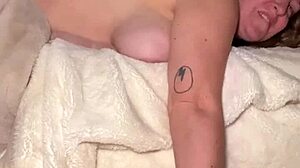 avril showers prone bone fuck & hairy pussy creampie