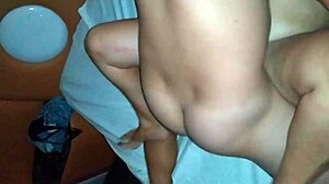 Oh man, check out Karina in this hot creampie threesome while her cuckold hubby watches part 2