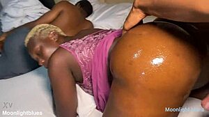 What if a horny cheating housewife sneaks a rough fuck with big cock while husband sleeps after Christmas drive?