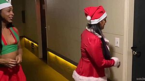 Natal com pirocudo e amiga aprontando