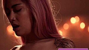 hot lesbian teens aidra fox and evelyn claire share deep kisses and tender touches