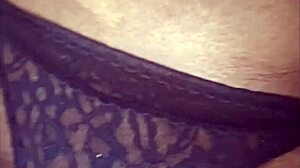 Ebony Beauty Fingers Her Pierced Pussy Uncontrollably