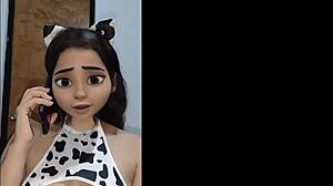 my beloved girlfriend went on vacation to her uncle's house and sends me strange videos - netorare story