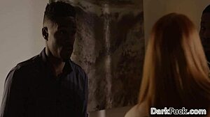 INTERRACIAL DOUBLE PENETRATION With Alex Harper In Group Sex