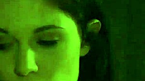 Emotional curvy pale white lesbian slave feels intense pleasure from hard touching and fingering domination