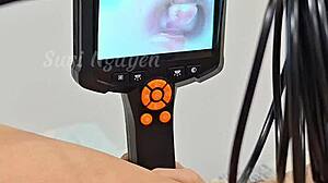 Viet Nam Nội Soi Kh�m Ph� B�n Trong B�m Xinh Ẩm Ướt With Hairy Tight Pussy Creampie. Girlfriend Orgasms In Bedroom Homemade Sex.