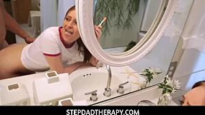 Redhead Maya Kendrick busy on cam suggesting huge thick cock play