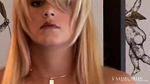 Tiny Round Tits Blonde Lacie Hart Teases Her Wet Cunt With Toy