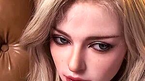 realistic uloversdoll blonde sex doll fuck