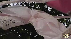 Kinky redhead, you and your blonde friend ready for this outdoor gangbang with double penetration and cum in mouth?