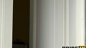 Bride4k shows european bride with big ass fucking in wedding dress and stockings for hardcore interracial watching.