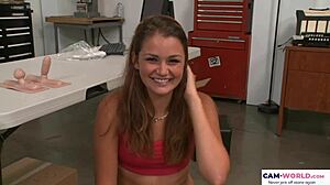 whoa check out allie haze blowing that cock after trying the new toy