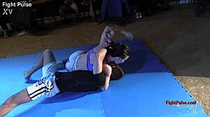 hey, check out this real mixed wrestling match from fight pulse