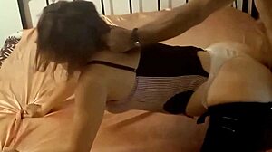 White Amateur Slut In Thong And Corset Spandex Pants Heels Gives Blowjob Pov Doggystyle And Ass To Mouth Rimjob