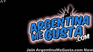 oh man, check out this busty skinny brunette with her round ass in view