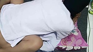 high school girl celebrates graduation with her boyfriend