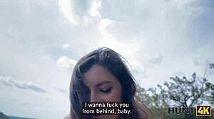 Bike Ride Turns into Outdoor Deepthroat and Sex!