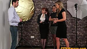 i remember when those female pervs decided to undress the model during the session