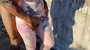 I was surprised by a wanker and gave my ass and pussy to him without a condom.