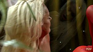 Do you think these lesbian blondes can pound their wet shaved pussies with toys over the phone?