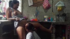 Prostitute Sandra Thinks Only Of Sex While Preparing Dinner