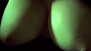 italian milf artemisia love in hot solo session with big tits bouncing in slow motion close up
