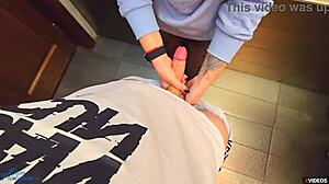 Stranger cums in my pantyhose?