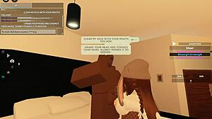 roblox porn blacked contrasts hardcore threesome with big black cock anal assfucking in rough doggystyle riding.