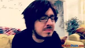 British newbie gets railed in first time hardcore session with facial finish.