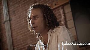 Best actress excels in swallowing directions during taboo scene with Alison Rey.