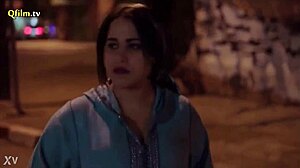 bbw arab mom in hijab shows off her big ass before taking that anal creampie hard