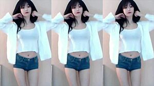 Oh wow that chinese girl is dancing super fast in her cute outfit