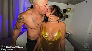 Eating Birthday Cake Off Her Big Ass And His Monster Cock With Squirting Sploshing Messy Action