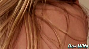 Blonde Housewife Aimee Addison Wants To Fuck A Stud While Husband Watches