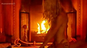 Best of Laura Vandervoort Blonde Babe in Celebrity Compilation with Desk Fucking Fantasy Scenes!
