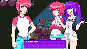 Step sister drops towel in shower - dandy boy adventures with redhead!