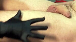 LEASHED SLUT in HIGH HEELS SWALLOWS CUM after DEEP BLOWJOB! What a WET FACIAL!