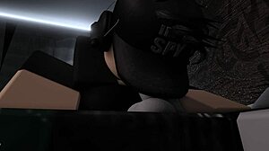 roblox girl couldnt sleep so she had some fun with his bfs cock while he was asleep