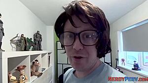 Big tit British slut swallows nerd's cock in first time European reality masturbation with high definition